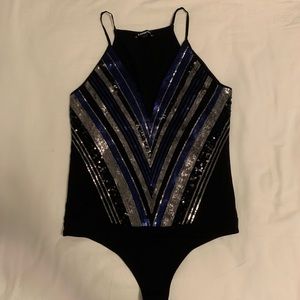 Express sequin bodysuit